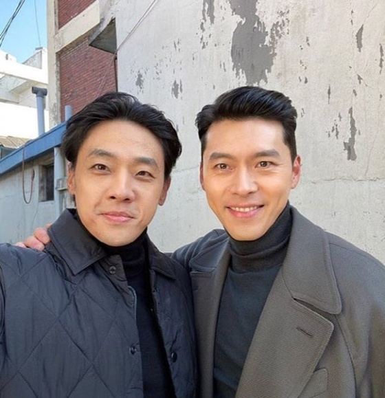 Yoon Sang-hoon and Hyun Bin / Photo = Instagram
