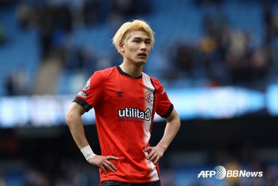 Daiki Hashioka during Luton Town. /AFPBBNews=News1