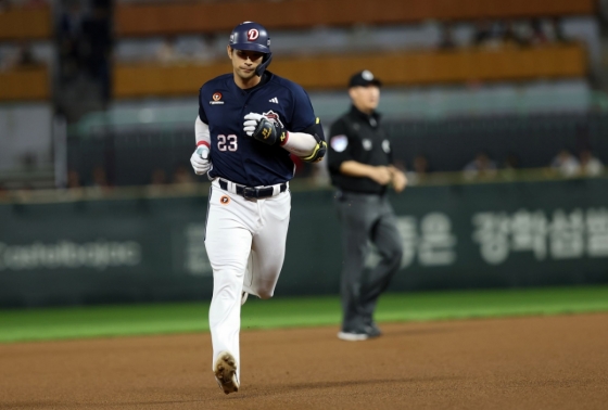 Инфилдер Doosan Bears Кан Сын Хо. /Фото = Предоставлено Doosan Bears.