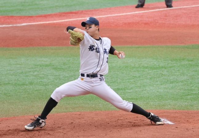 Lee Seung-won of the Ushingyo University. /Photo = Courtesy of the baseball team