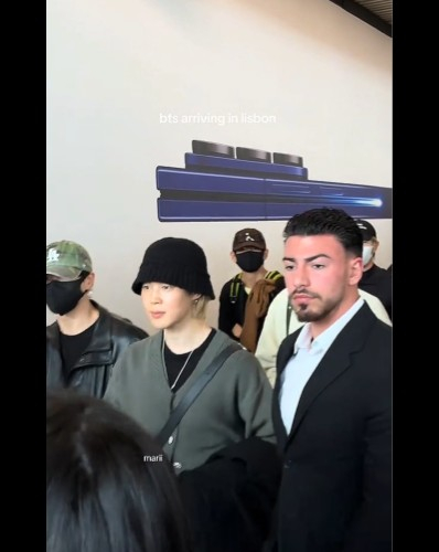 BTS Lisbon Airport Arrival Fan Shooting Source X