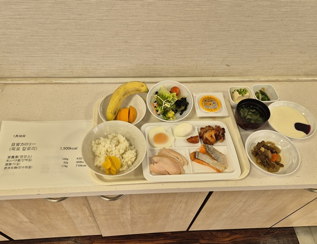 An exemplary amount of meals that allow you to get nutrition evenly is also provided. /Photo = Courtesy of SSG Landers