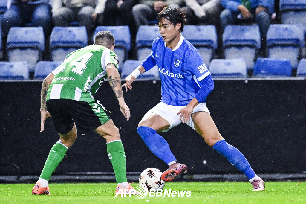KRC Genk striker Oh Hyun-kyu. /AFPBBNews=News1