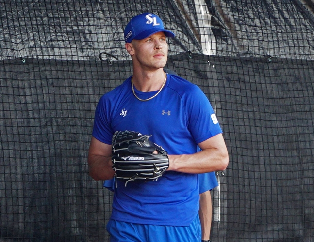 The image of Matt Manning. /Photo = Samsung Lions