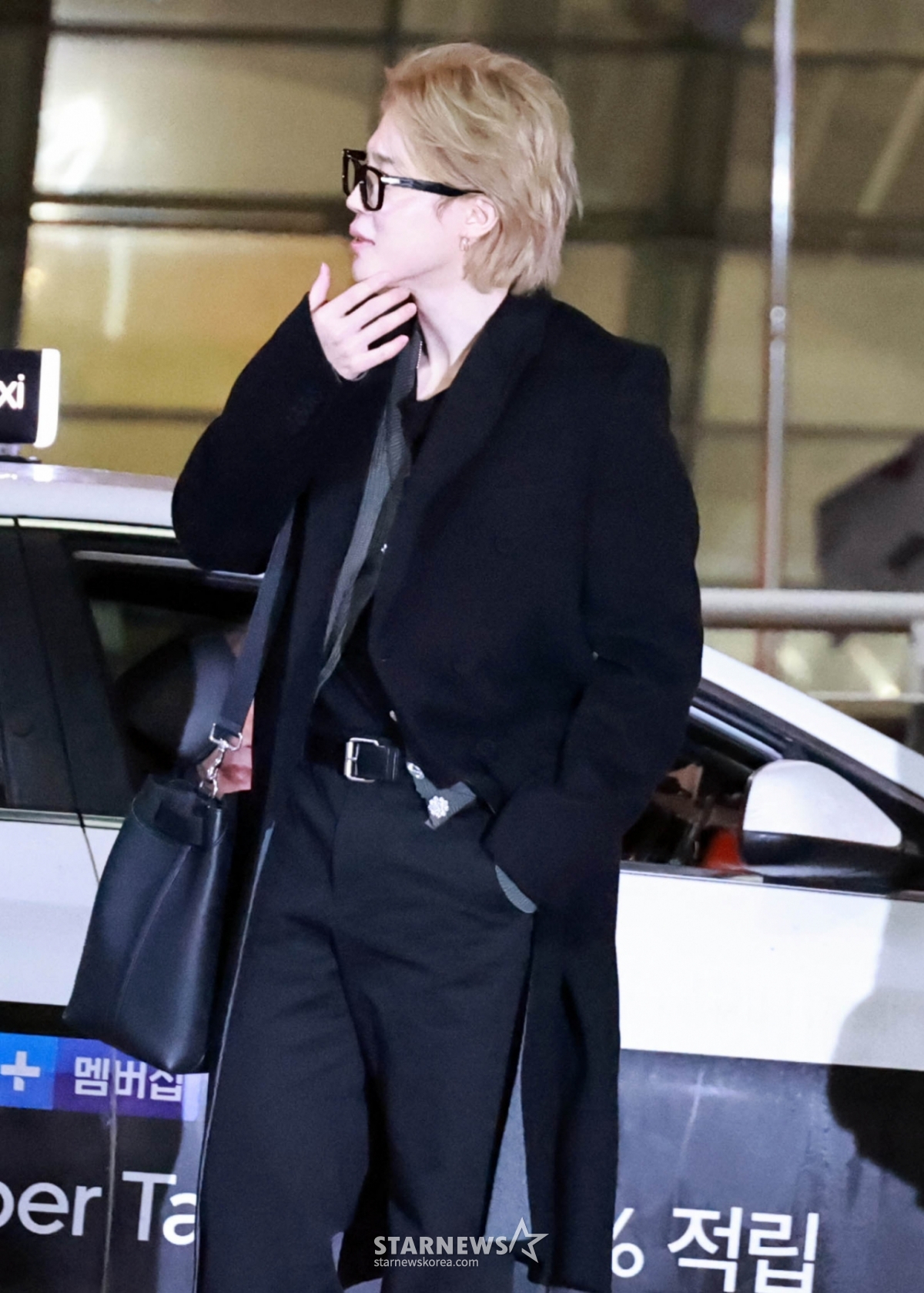 Jimin (BTS) đang xuất cảnh từ sân bay quốc tế Incheon vào chiều 2/5 theo lịch trình tại nước ngoài. 2026.02.02 /Ảnh = Lim Sung Kyun tjdrbs23@