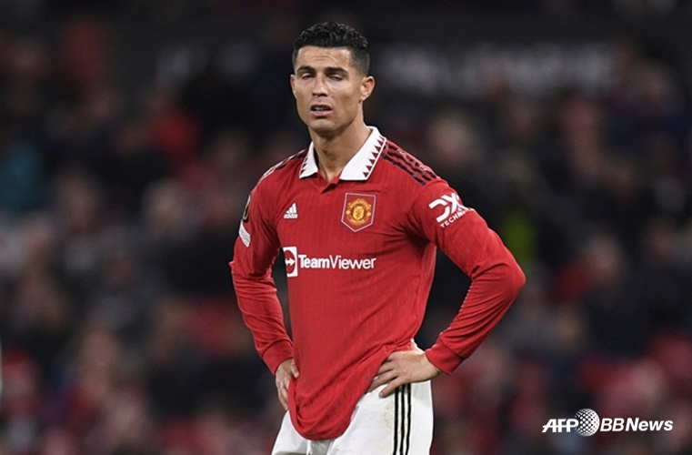 Cristiano Ronaldo in Manchester United. /AFPBBNews=News1