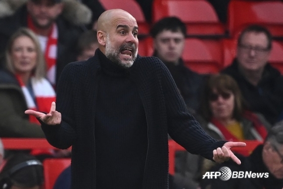 Pep Guardiola, manager of Manchester City. /AFPBBNews=News1