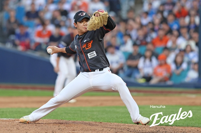 The image of Yoon Dae-kyung. /Photo = Hanwha Eagles