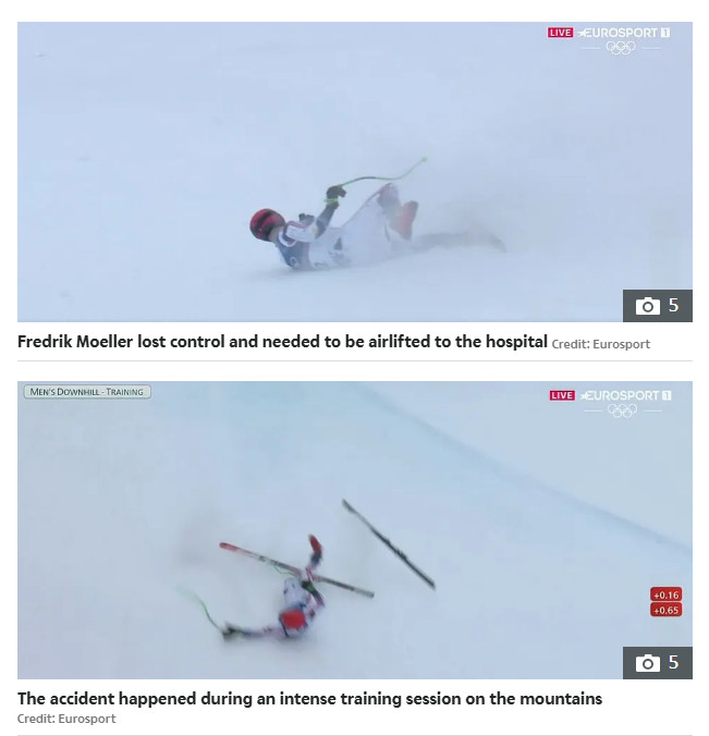 Fredrik Möller's accidental appearance. /Picture = More finish