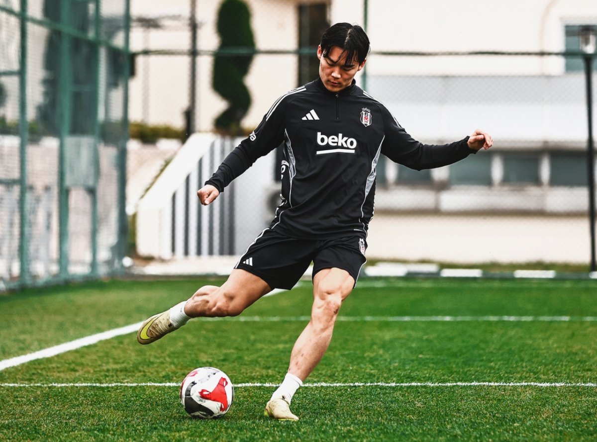 Oh Hyun-kyu started training for the first time since moving to Besiktashi, Turkiye. /Photo = Capture social media in Besiktashi