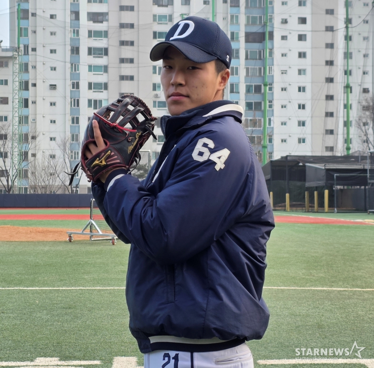 Daegu Go Jung-il responded to an interview with Star News after a winter league match against Yoo Shin-go at Daegu High School Stadium on the 4th. /Photo = Reporter Kim Dong-yoon 