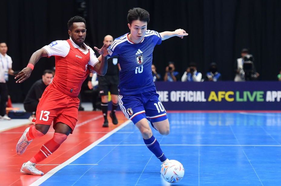 The match between Indonesia and Japan in the semifinals of the 2026 AFC Futsal Asian Cup at the Indonesia Arena in Jakarta, Indonesia, on the 5th (Korea Standard Time). /Photo = Courtesy of AFC