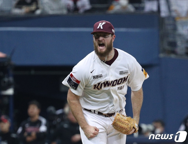 在Kiwoom时期,泰勒·埃夫勒。 =照片=news1提供。