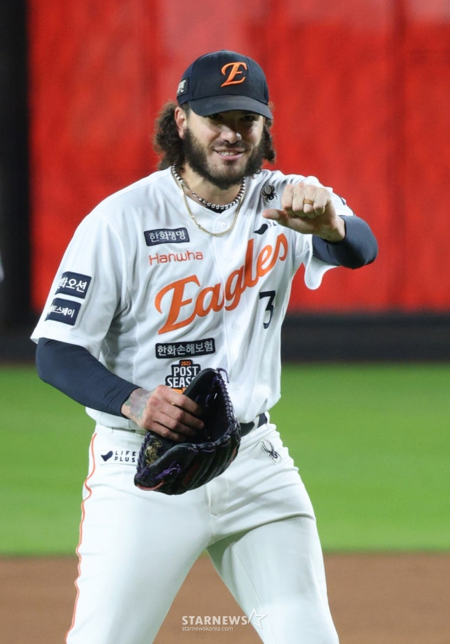 Ponce in the playoffs on October 24 last year. /Picture = Kim Jin-kyung on standby