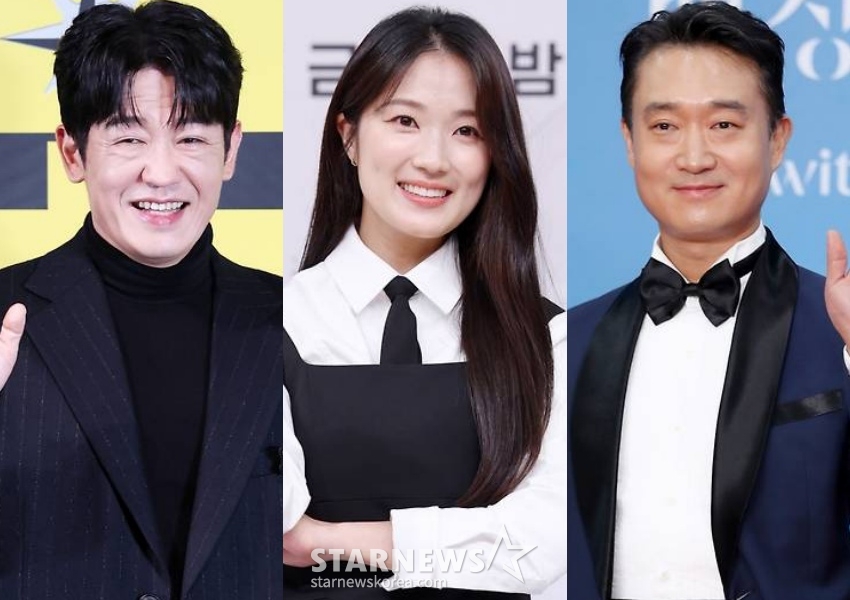 (Từ trái sang) Heo Seong-tae, Kim Hye-yoon, Cho Woo-jin / Ảnh = Star News