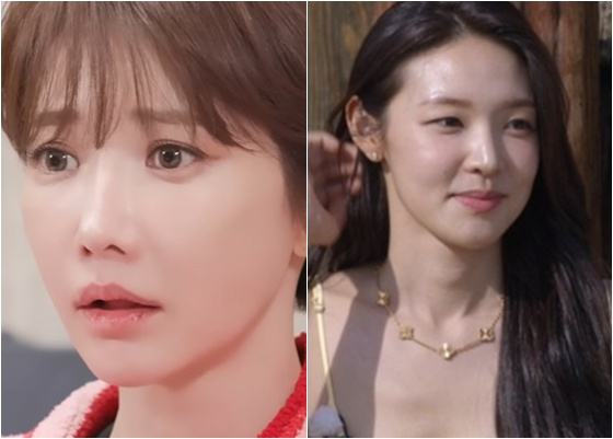 =高俊熙（左）、崔美娜秀。