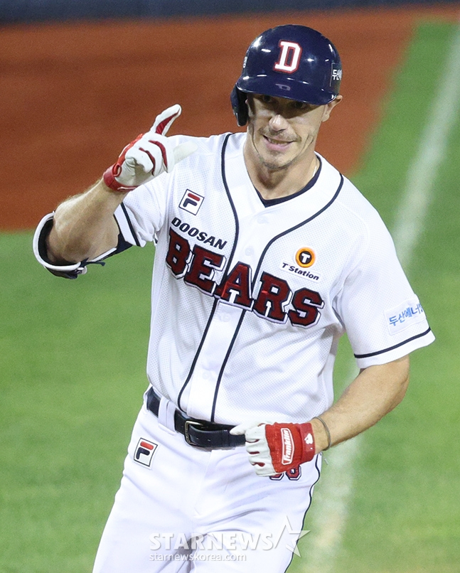 2024年9月、本塁打を放ったジェラードの姿。 /写真=キム·ジンギョン待機者