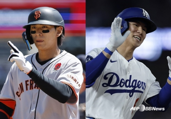 Lee Jung-hoo (left) and Kim Hye-sung. /AFPBBNews=News1