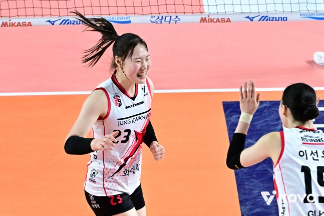 Park Yeoreum, a rookie in the articles of association. /Photo = Courtesy of the Korea Volleyball Federation