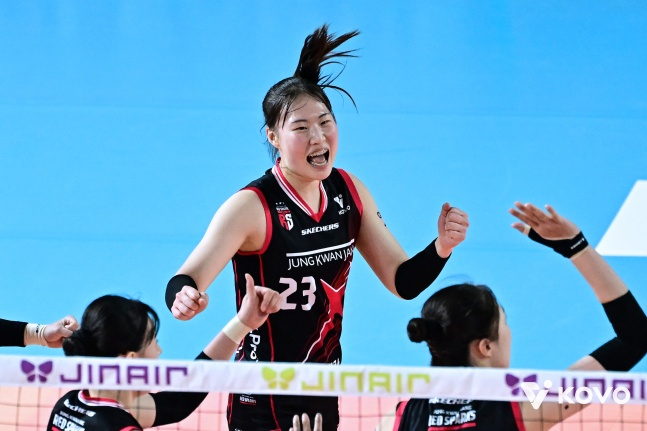 Park Yeoreum, a rookie in the articles of association. /Photo = Courtesy of the Korea Volleyball Federation