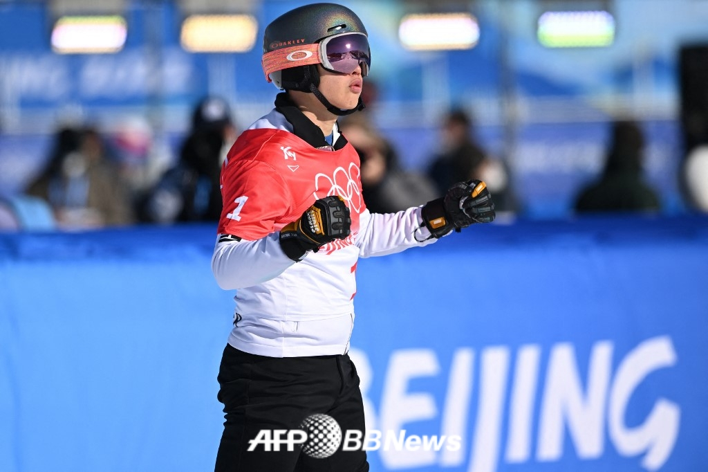 Lee Sang-ho, the national snowboarding team's 'cabbage boy'. /AFPBBNews=News1