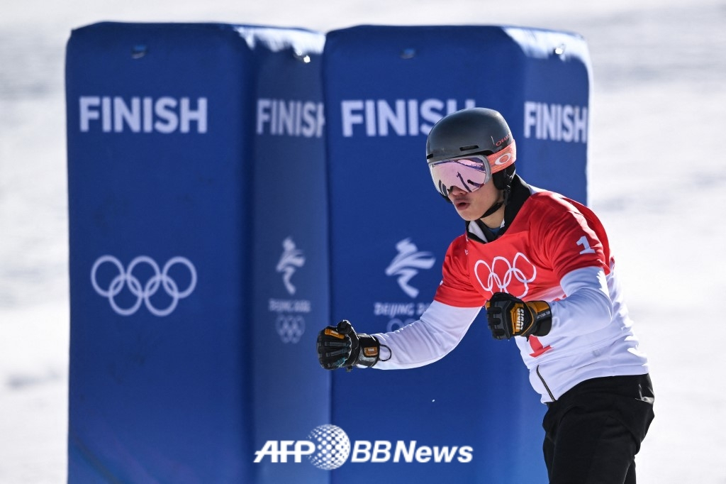Lee Sang-ho, the national snowboarding team's 'cabbage boy'. /AFPBBNews=News1