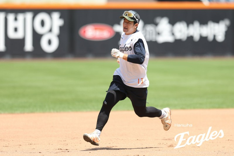 Hanwha Eagles catcher Choi Jae-hoon. /Photo = Courtesy of Hanwha Eagles
