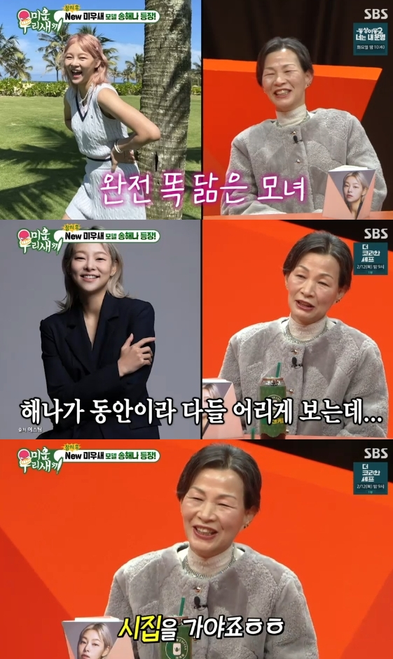 /写真=SBSバラエティ番組「みにくいうちの子」