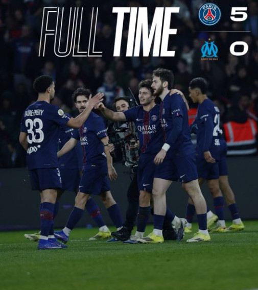 PSG players in delight. /Photo = PSG's official SNS farewell