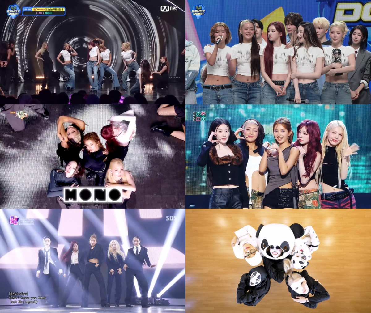 /写真=Mnet「M COUNTDOWN」、KBS2TV「ミュージックバンク」、MBC「ショー！「音楽中心」、SBS「人気歌謡」、キューブエンターテインメント