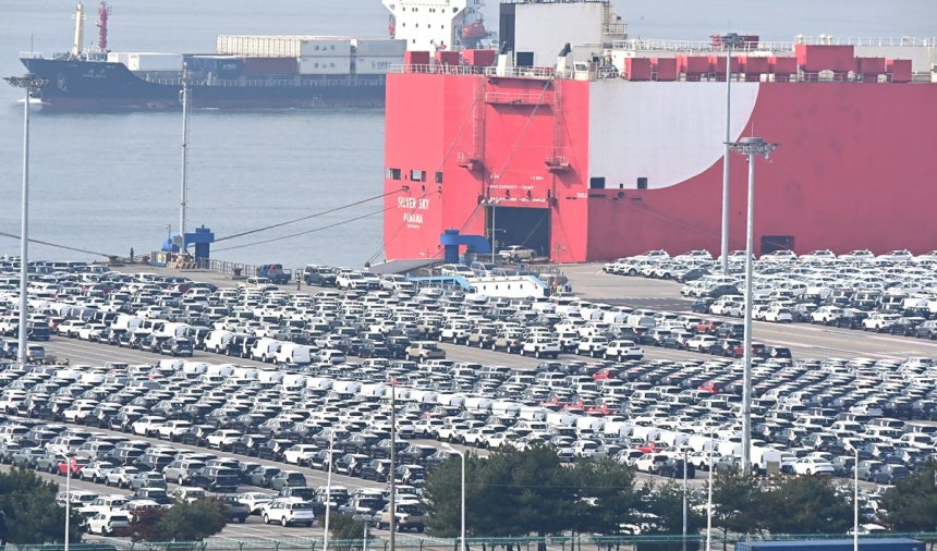 Hyundai Motor's Ulsan Export Pier/photo courtesy of Hyundai Motor