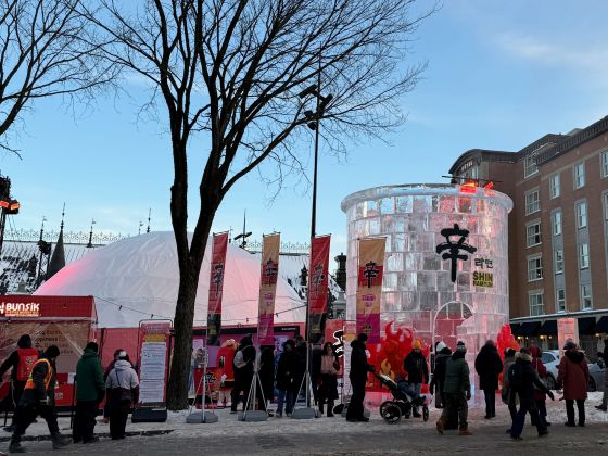 Nongshim Canada Quebec Winter Carnival Shin Ramen Brand Zone Photo/photo courtesy of Nongshim =