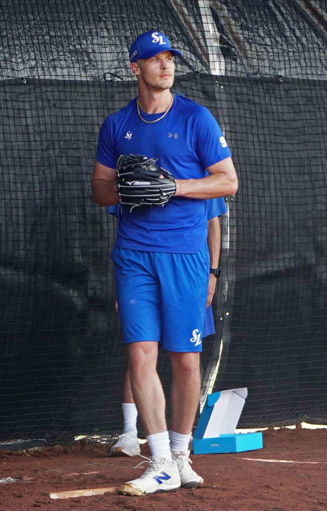 Matt Manning, a foreign pitcher who started pitching in the bullpen. /Photo = Courtesy of Samsung Lions
