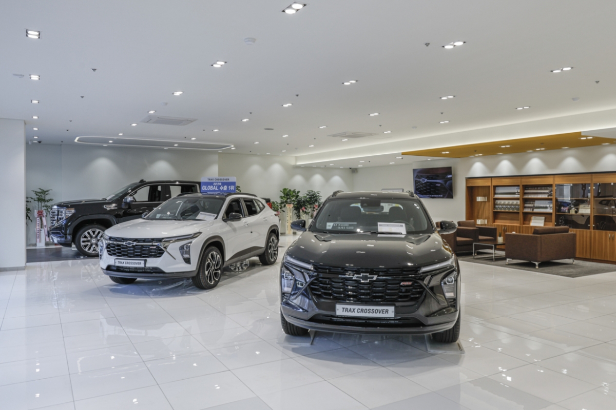 =雪佛兰海云台展示场。