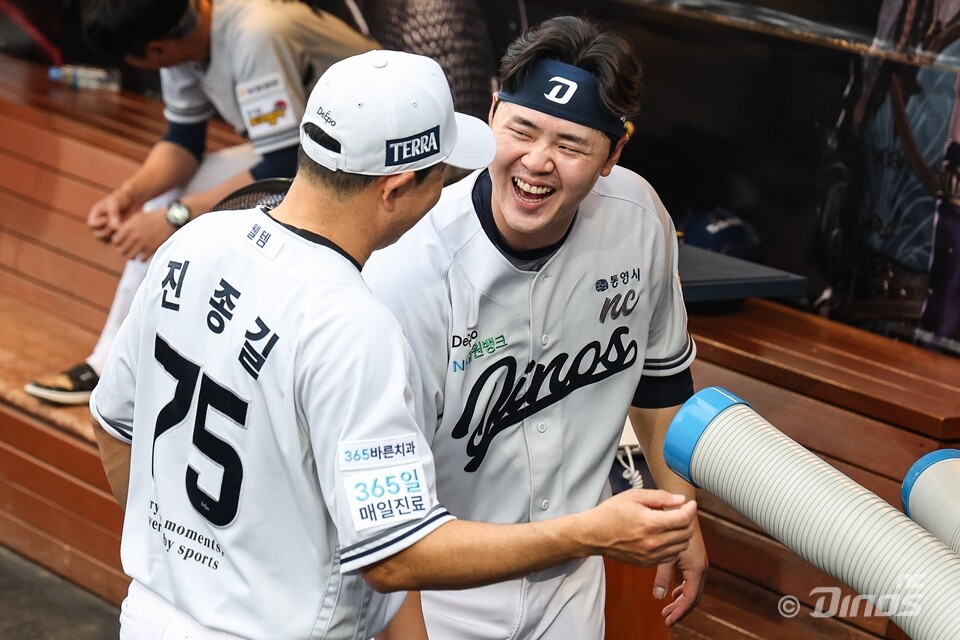 NC Dinos catcher Kim Hyung-joon. /Photo = Courtesy of NC Dinos