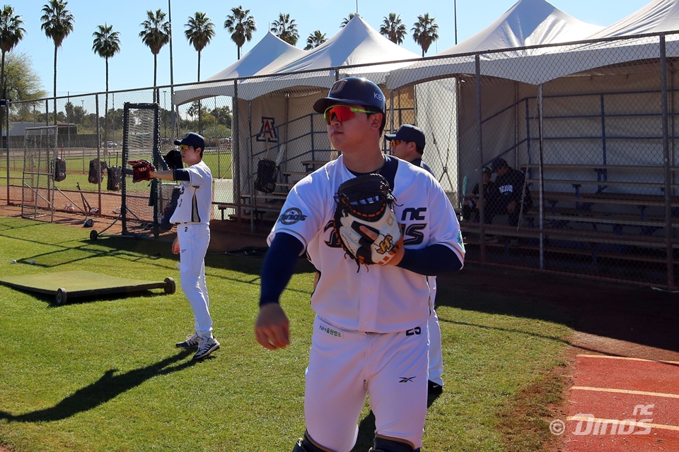 NC Dinos catcher Kim Hyung-joon. /Photo = Courtesy of NC Dinos