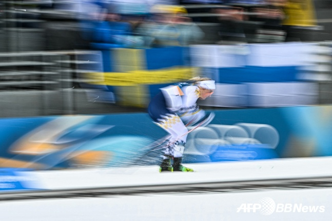 クロスカントリー競技の場面。 /AFPBBNews=ニュース1