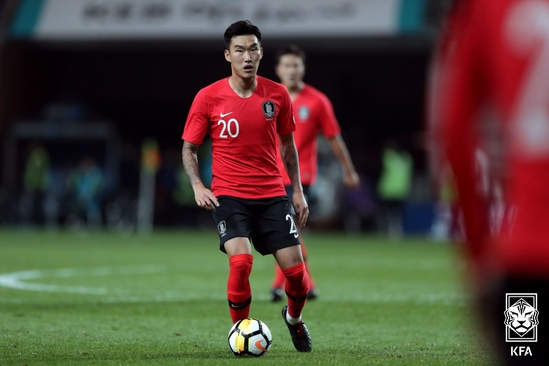 在国家队时期，张贤洙。 =图为，韩国足球协会提供。