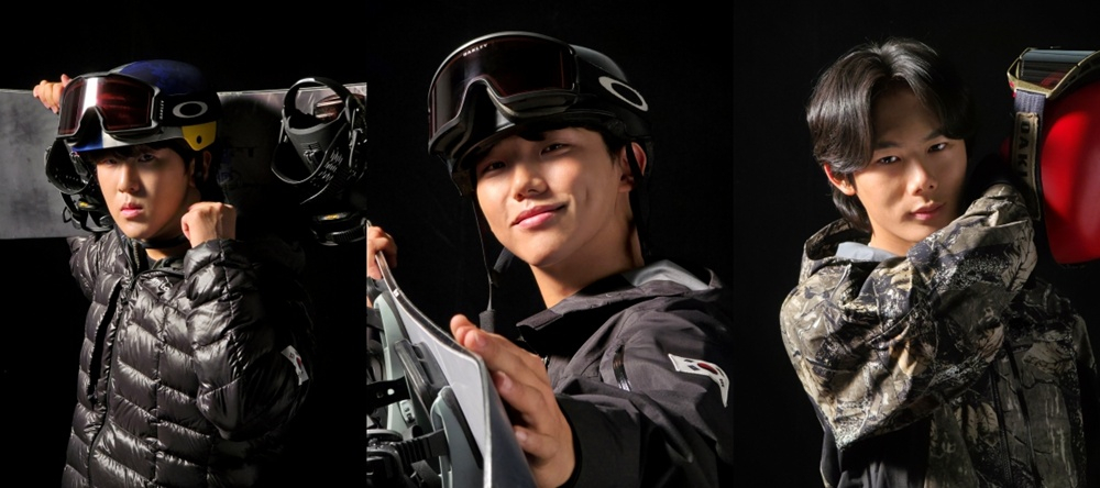 Lee Chae-woon, Kim Gun-hee, Lee Ji-oh (từ trái sang)