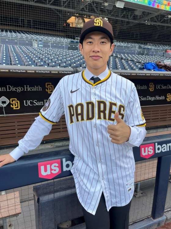 San Diego Padres infielder Song Sung-moon. /Photo = Kium Heroes