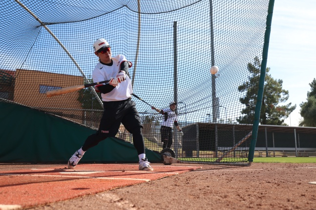 Park Dong Won gần đây đang trong quá trình huấn luyện tại trại xuân LG 2026 được tổ chức tại Scottsdale, Arizona, Hoa Kỳ. /Ảnh = LG Twins cung cấp