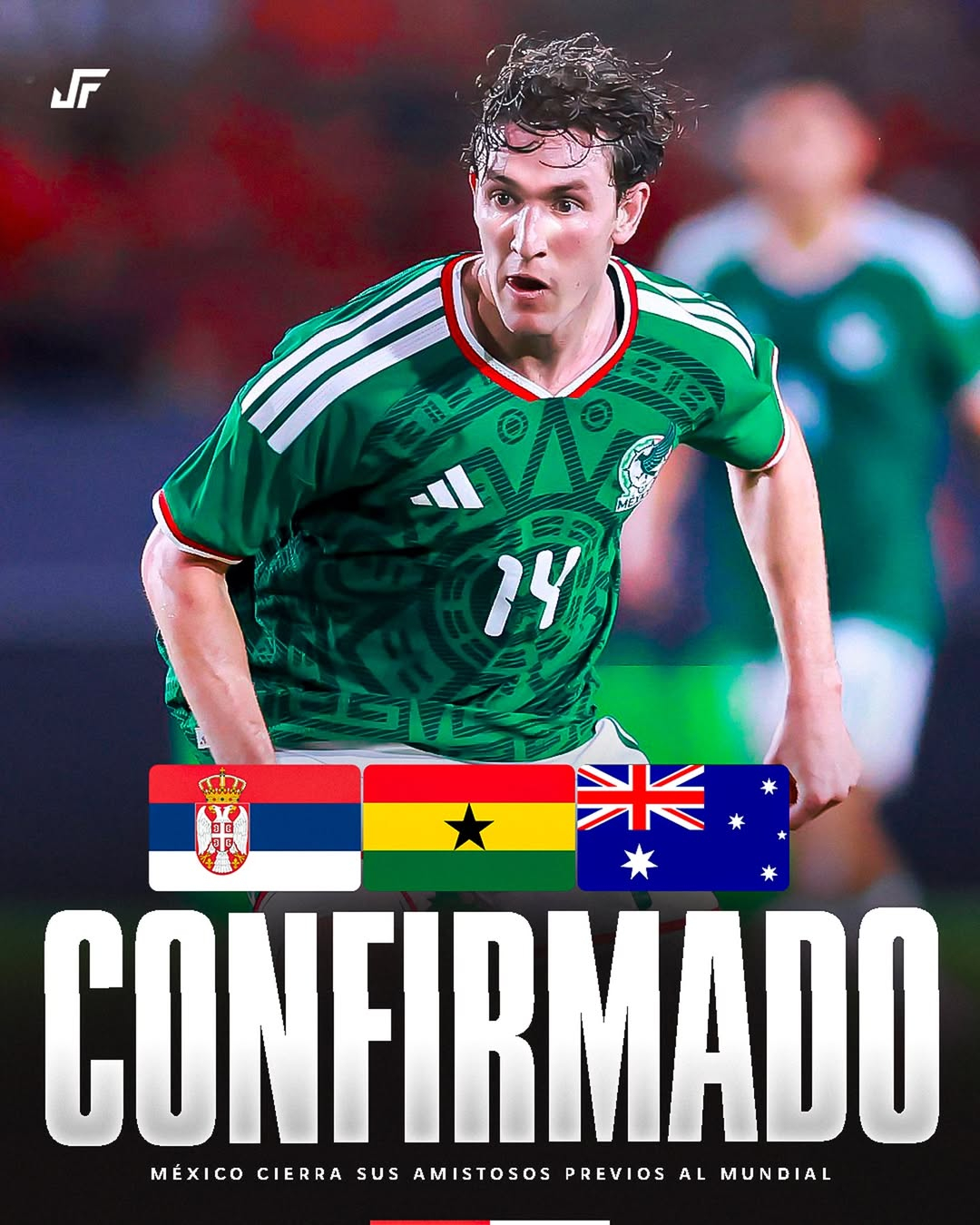 Mexico's national soccer team is pursuing warm-up matches with Serbia, Ghana and Australia. /Photo = Hovenes Footballista SNS capture