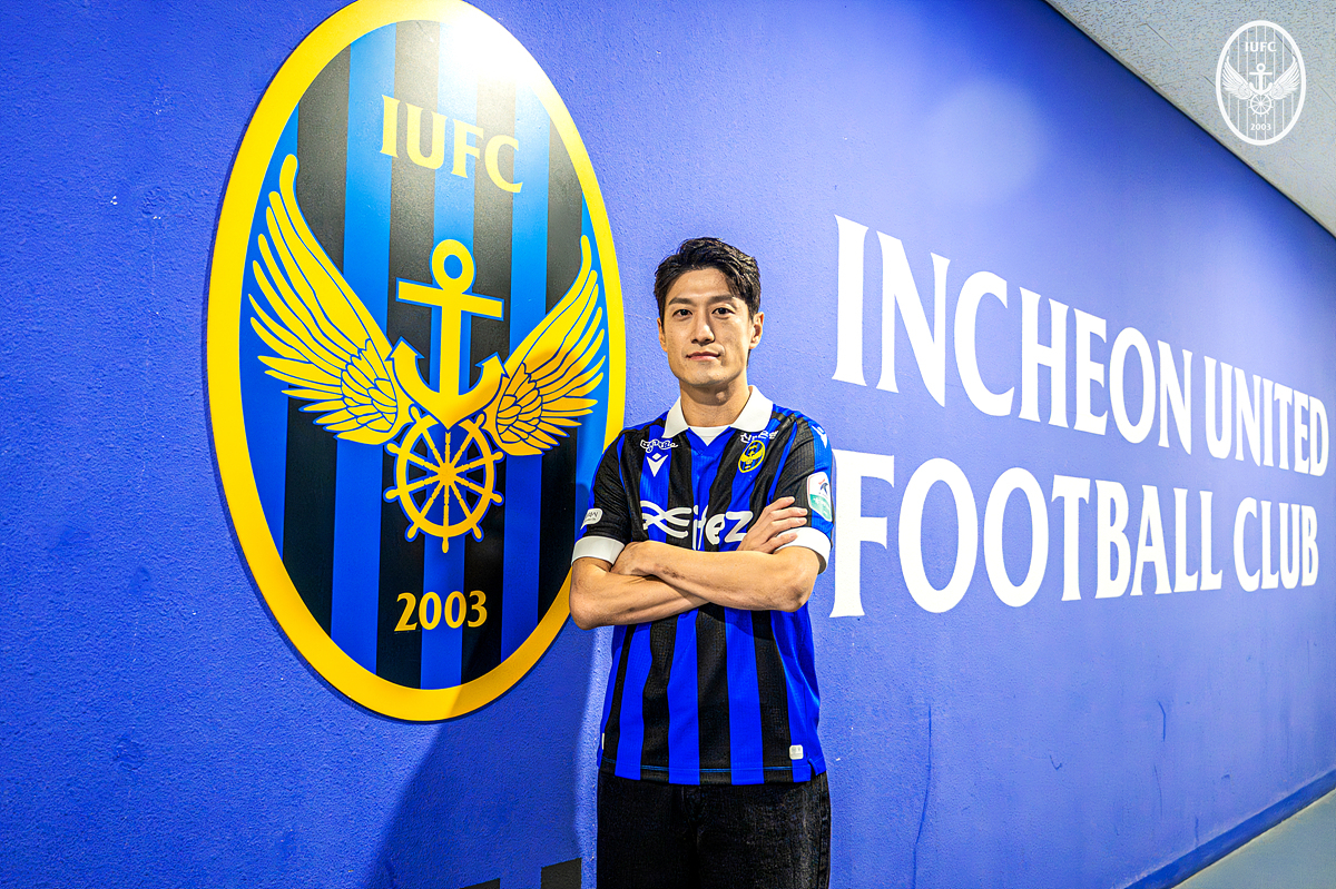 Lee Chung-yong joined Incheon United. /Photo = Courtesy of Incheon