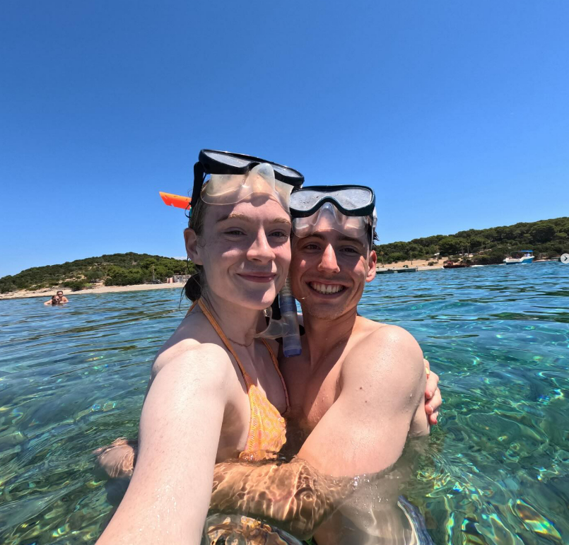 Kirin Staudard (trái). /Ảnh = SNS cá nhân của Corinth Stord