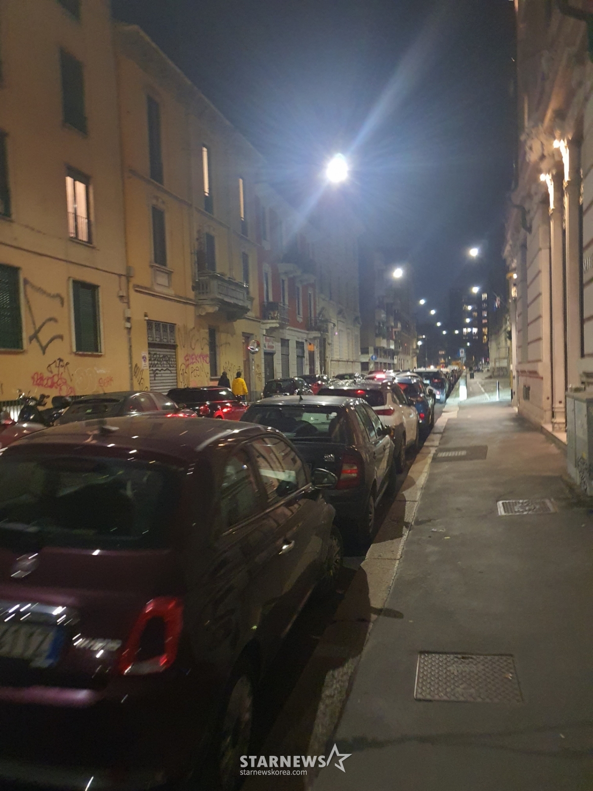 图为意大利米兰多莫多索拉车站附近。 =照片:朴在浩（音）记者。