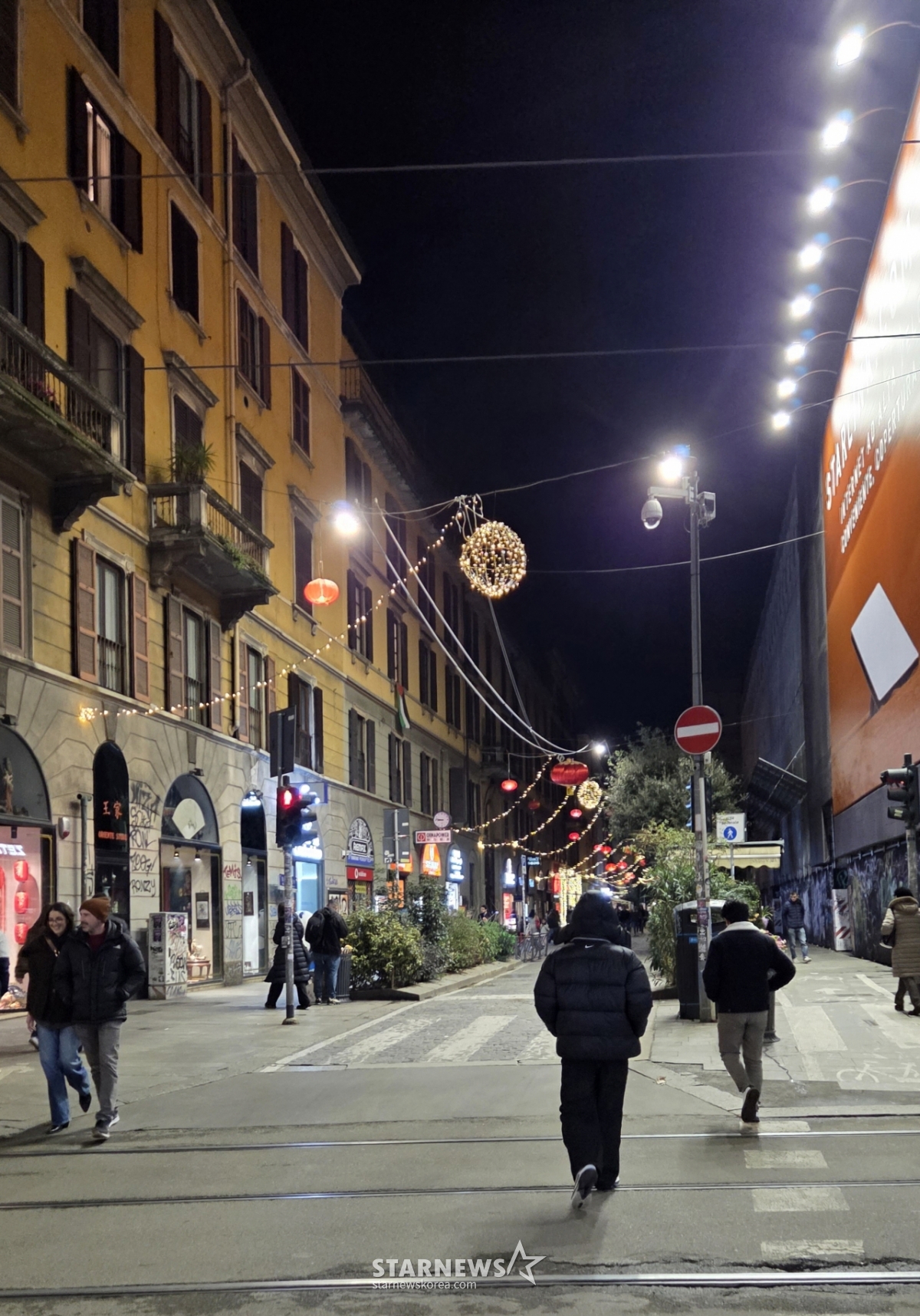 图为意大利米兰多莫多索拉车站附近。 =照片:朴在浩（音）记者。