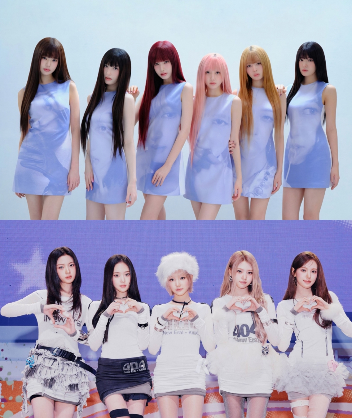 =Starship娱乐公司所属组合Ive（上）和KIKI/照片提供。