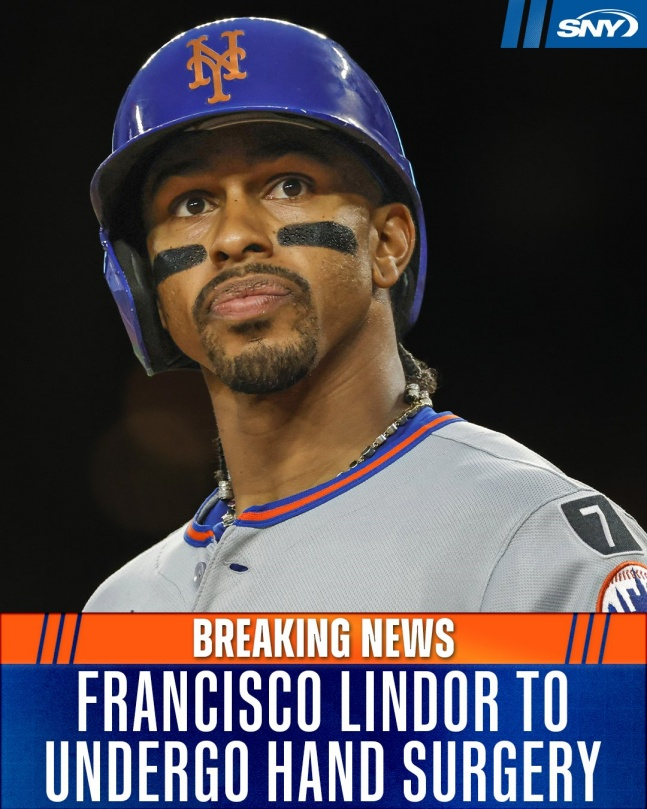 The news of Lindor's operation was reported. /Photo = SNY's official SNS farewell