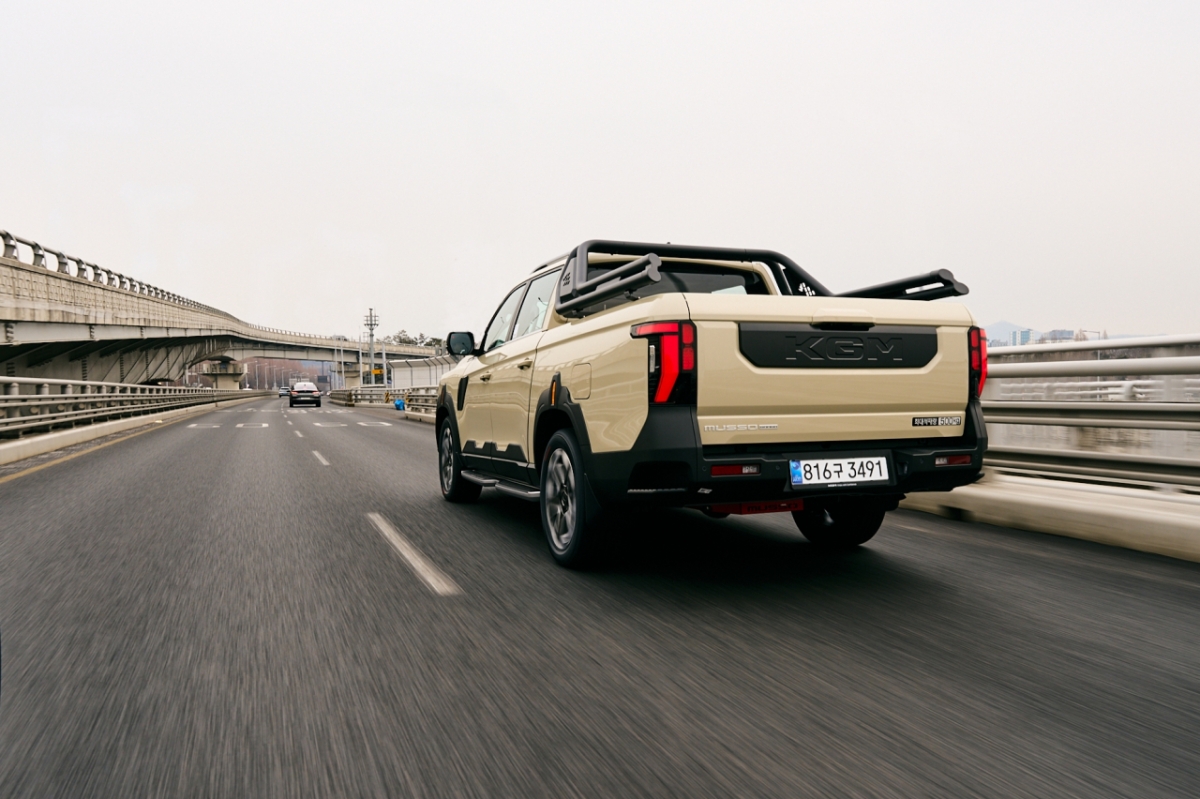 KGM Musso/photo courtesy of KGM