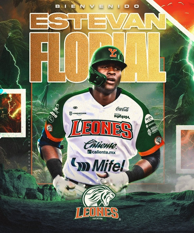 Yucatan club announcing the recruitment of Floral. /Photo = Leonese de Yucatan Official SNS